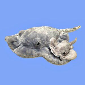 Adventure Planet Stingray Birth of Life with Baby Plush Toy Sting Ray Manta 20"